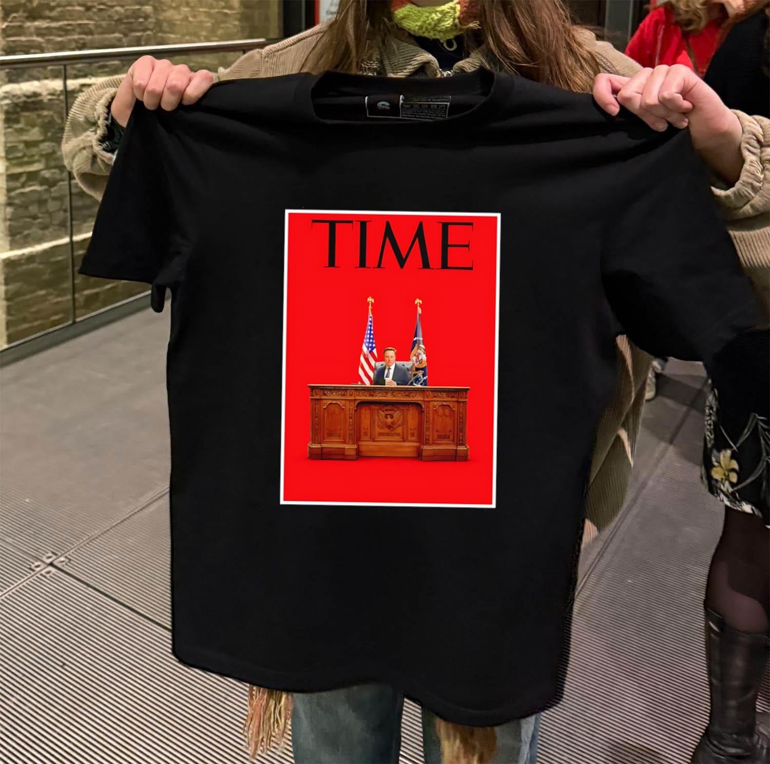 Elon Musk time magazine cover shirt