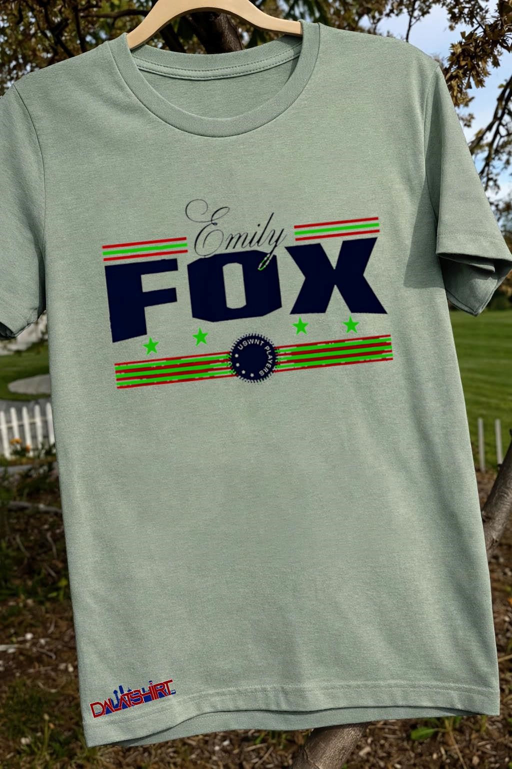 Emily Fox USWNT Players stars and stripes graphic shirt