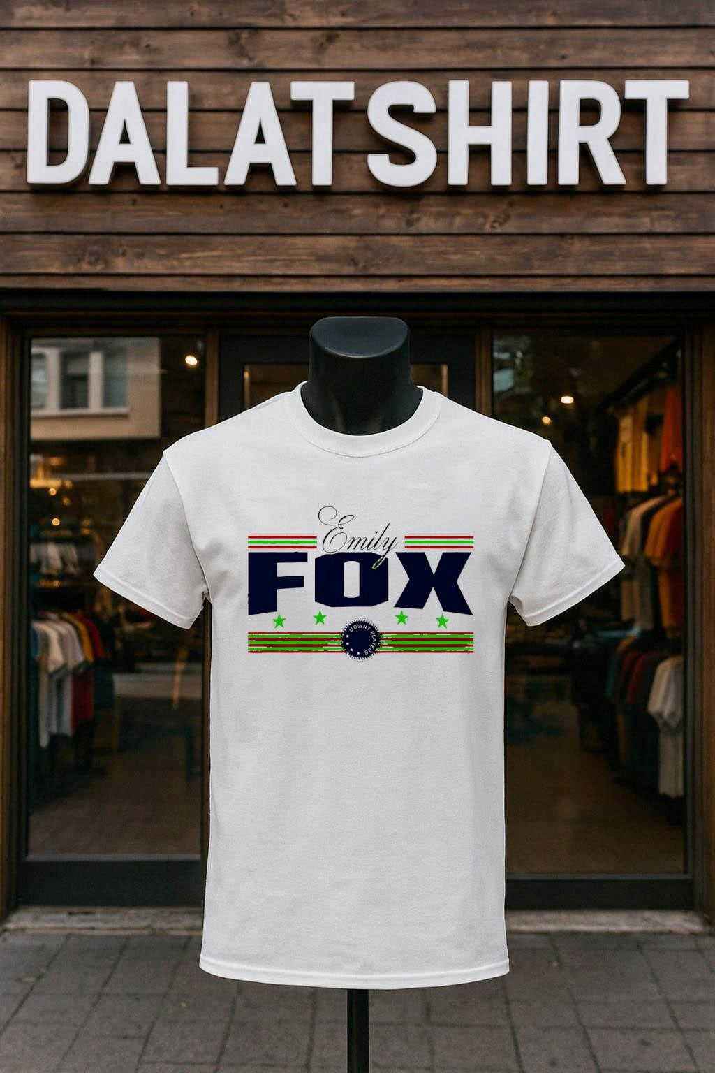 Emily Fox USWNT Players stars and stripes graphic shirt