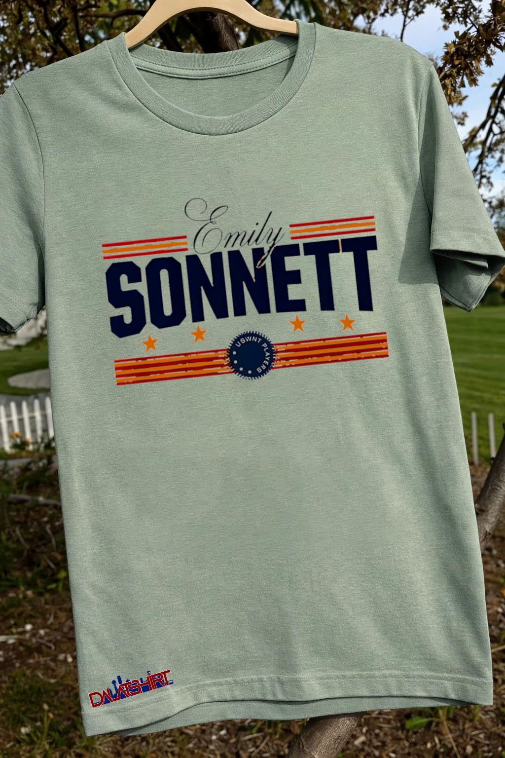 Emily Sonnett USWNT Players stars and stripes graphic shirt