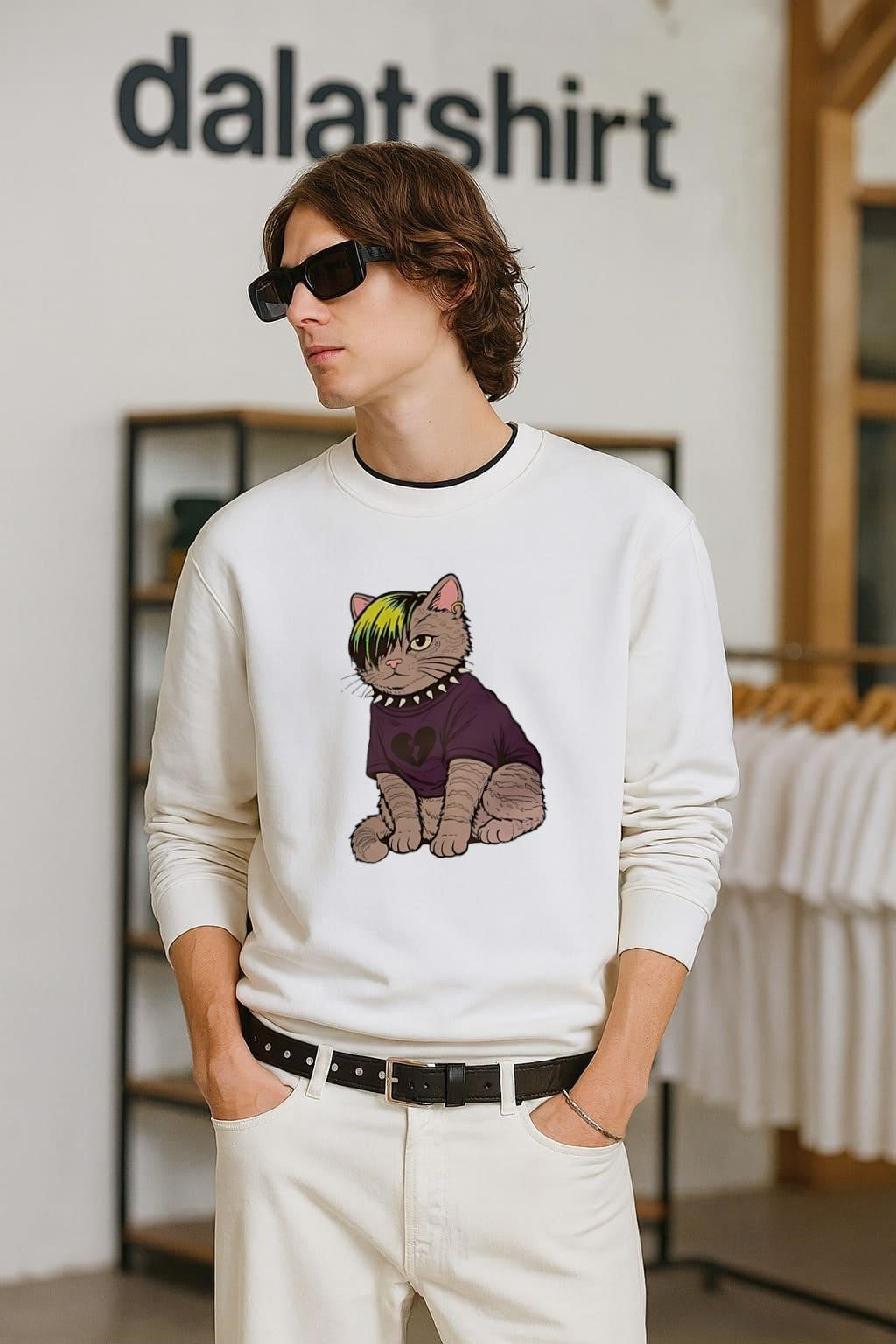 Emo Scene Cat shirt