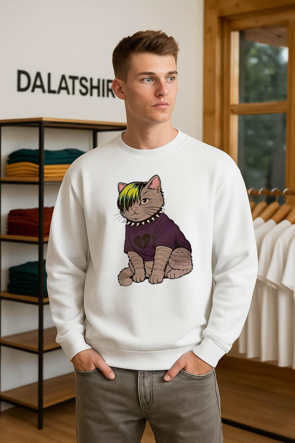 Emo Scene Cat shirt