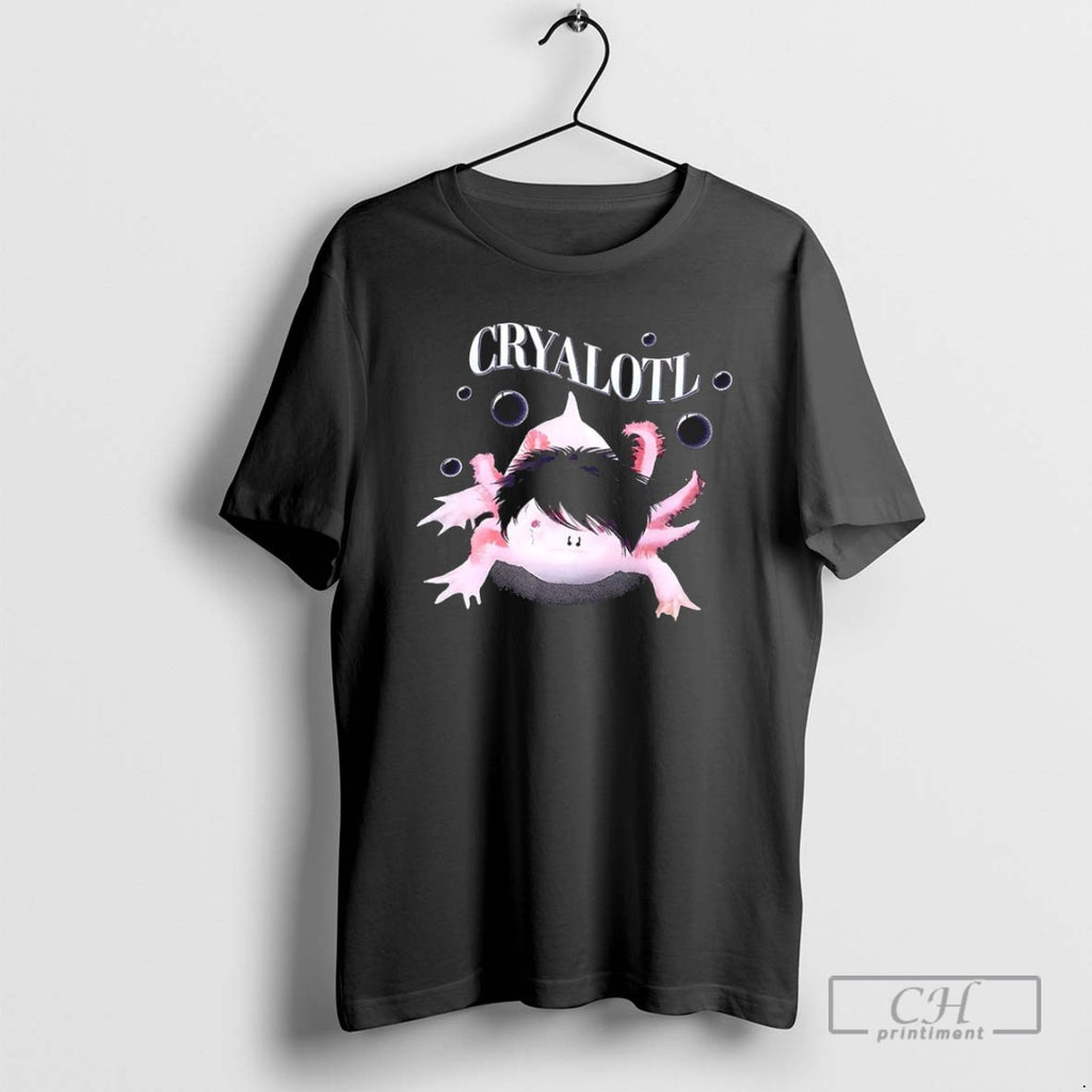 Emo Axolotl Cryalotl T Shirts