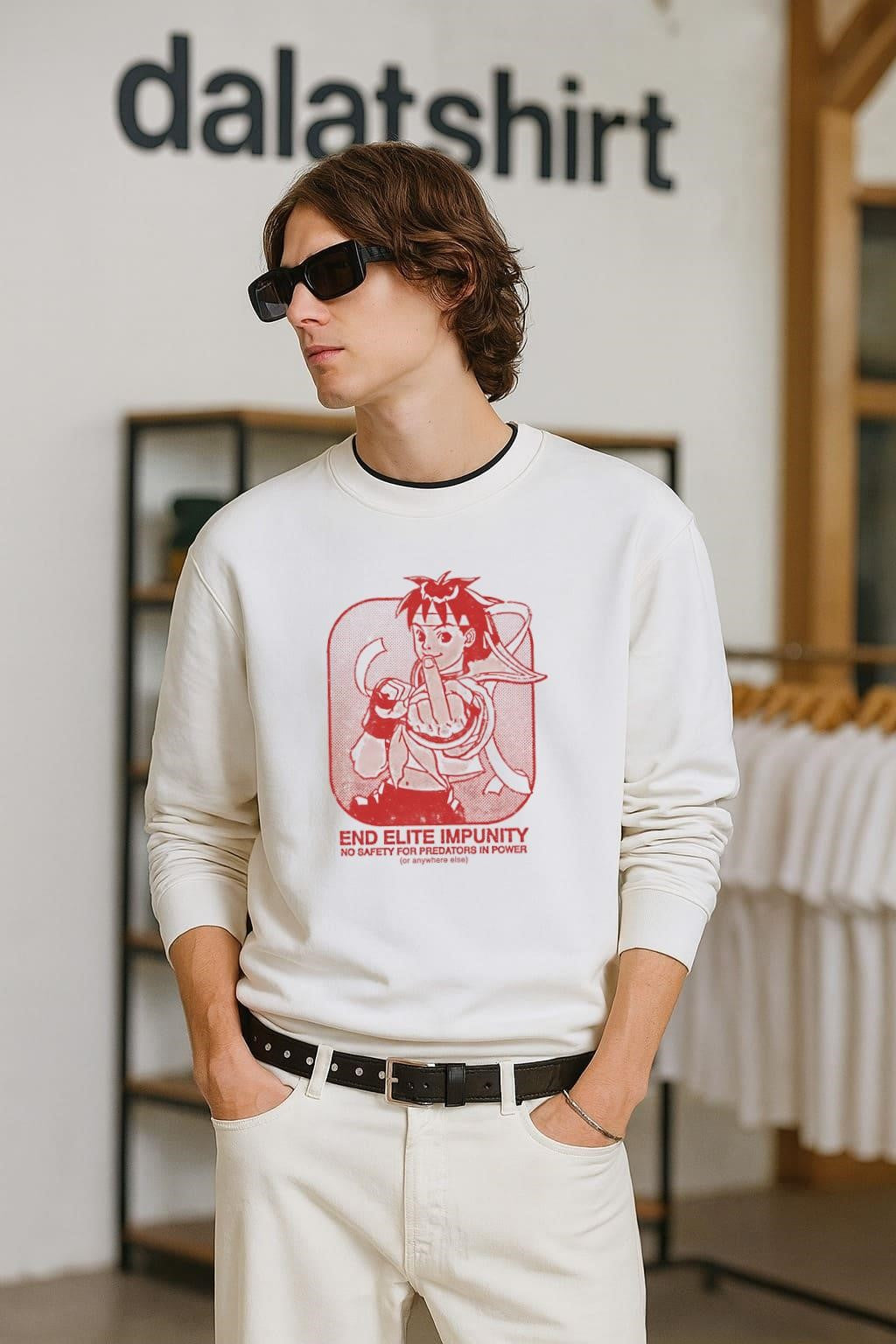 End Elite Impunity No Safety For Predators In Power Sakura shirt