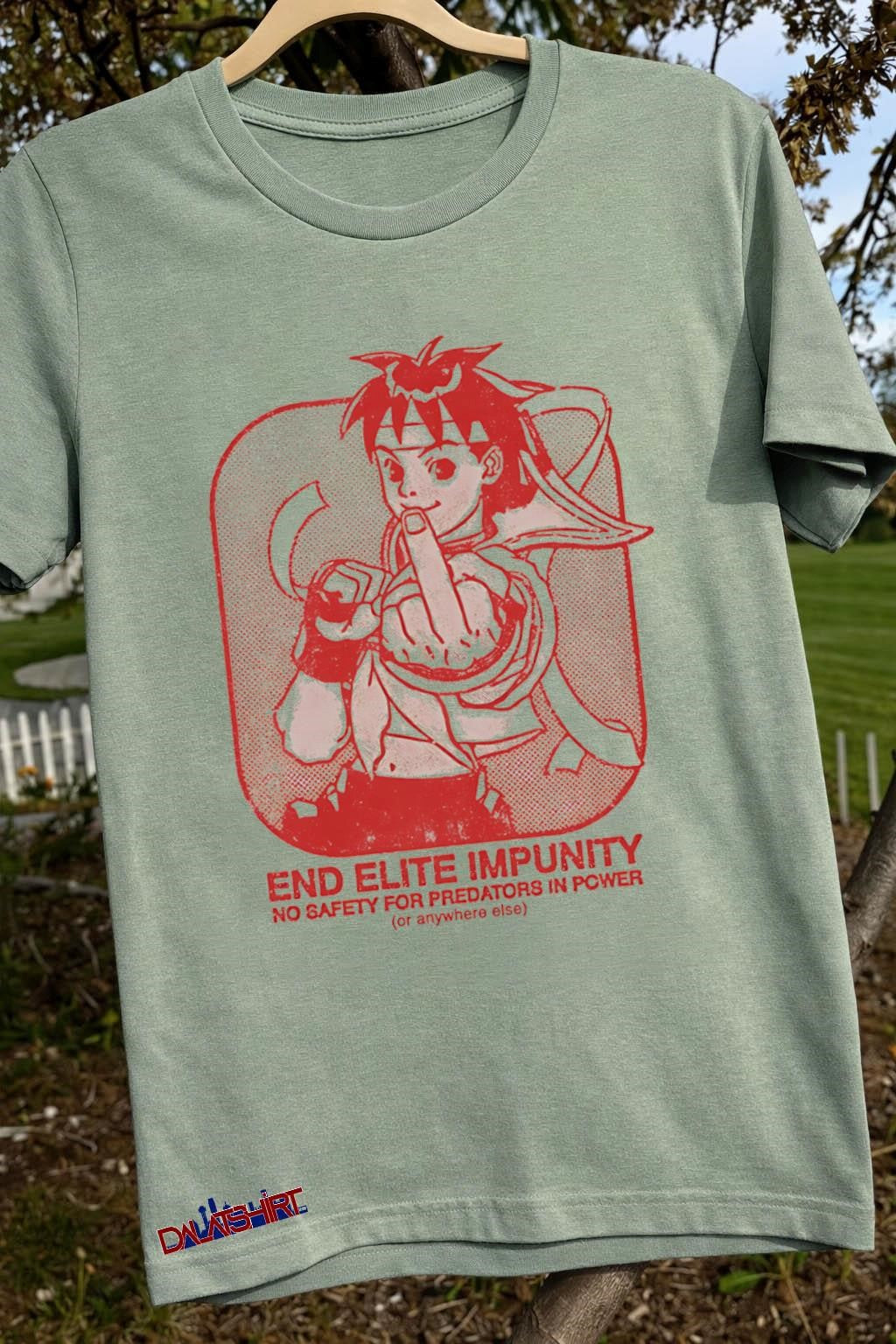 End Elite Impunity No Safety For Predators In Power Sakura shirt