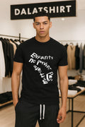 Enfants ne peuvent pas mettre pas French text design shirt