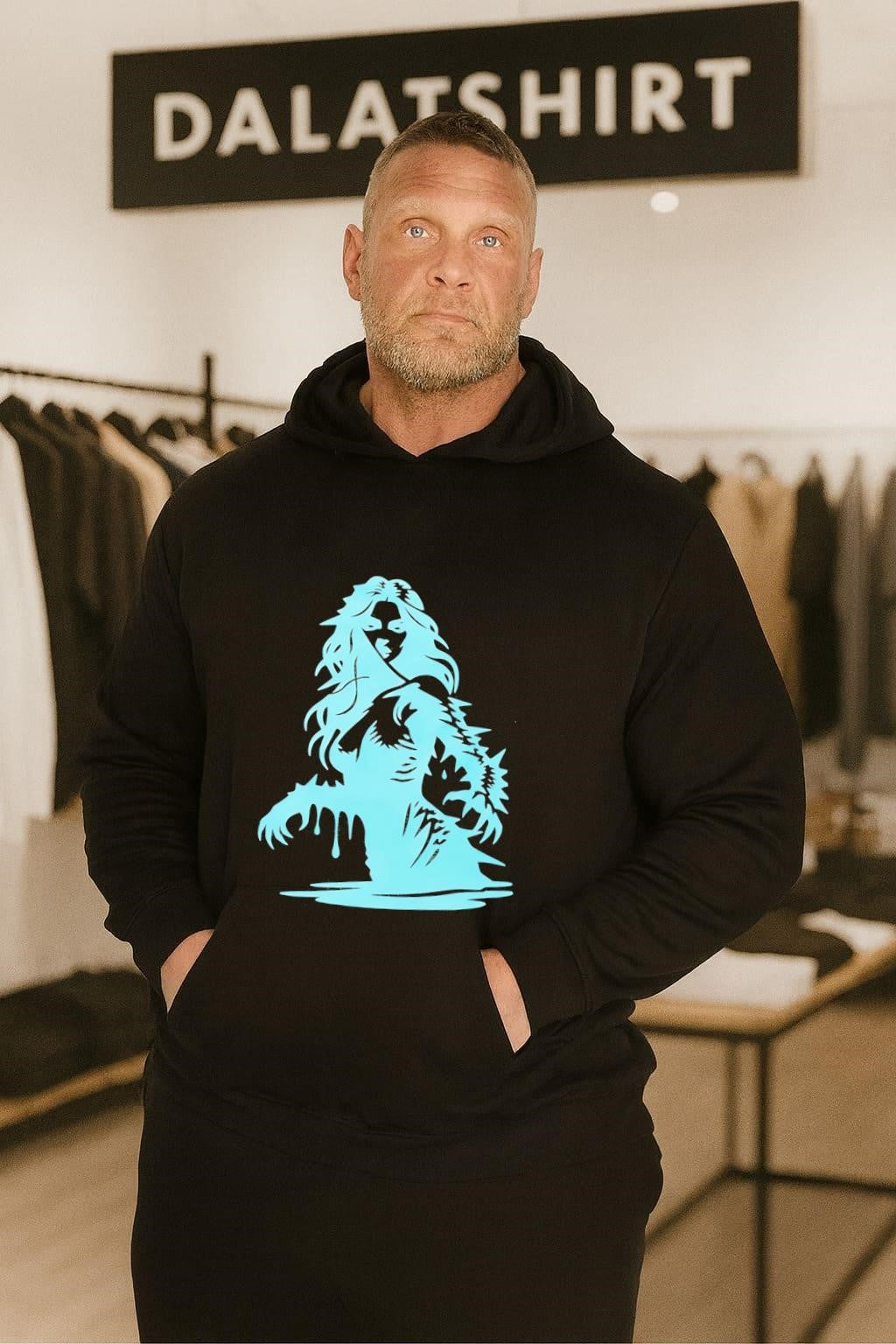 Ethereal Blue Ghost Girl shirt
