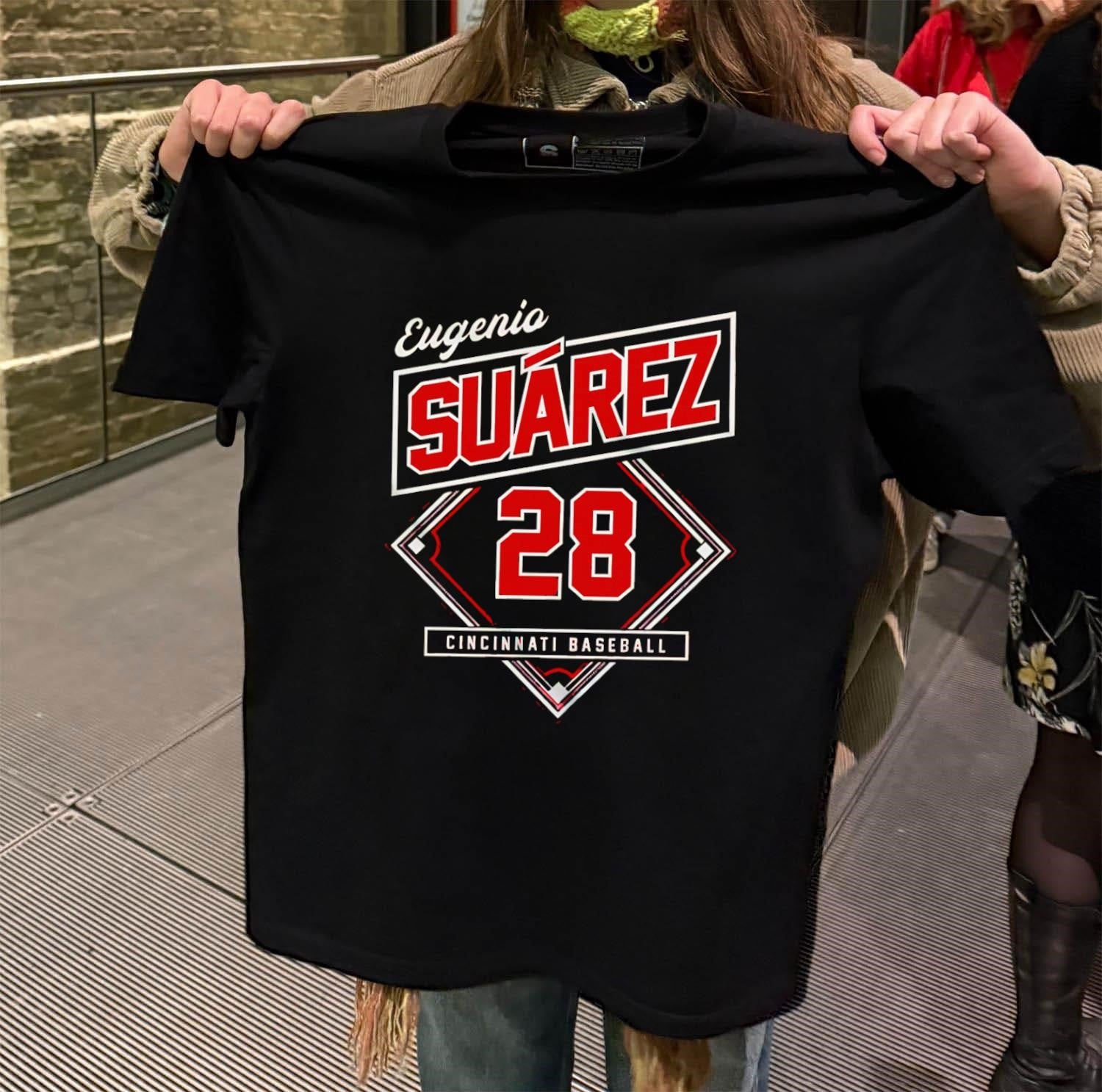 Eugenio Suárez 28 Cincinnati Baseball Diamond shirt