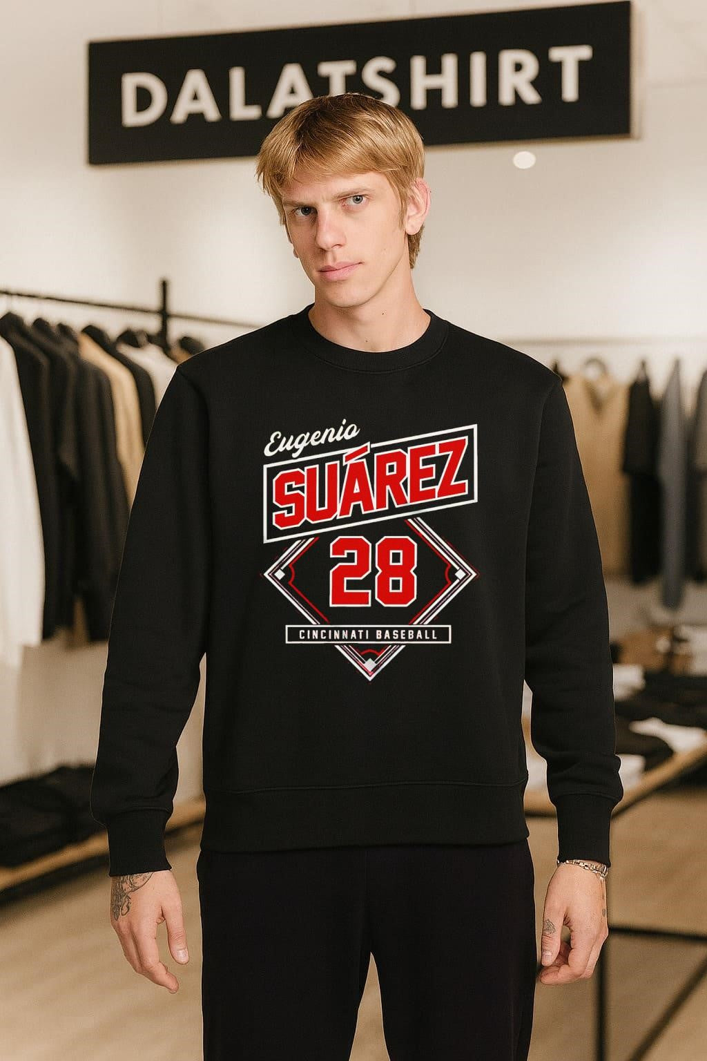 Eugenio Suárez 28 Cincinnati Baseball Diamond shirt