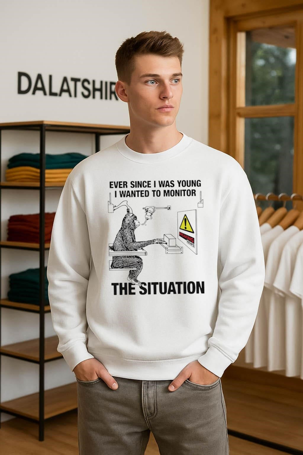 Ever Since I Was Young I Wanted To Monitor The Situation shirt