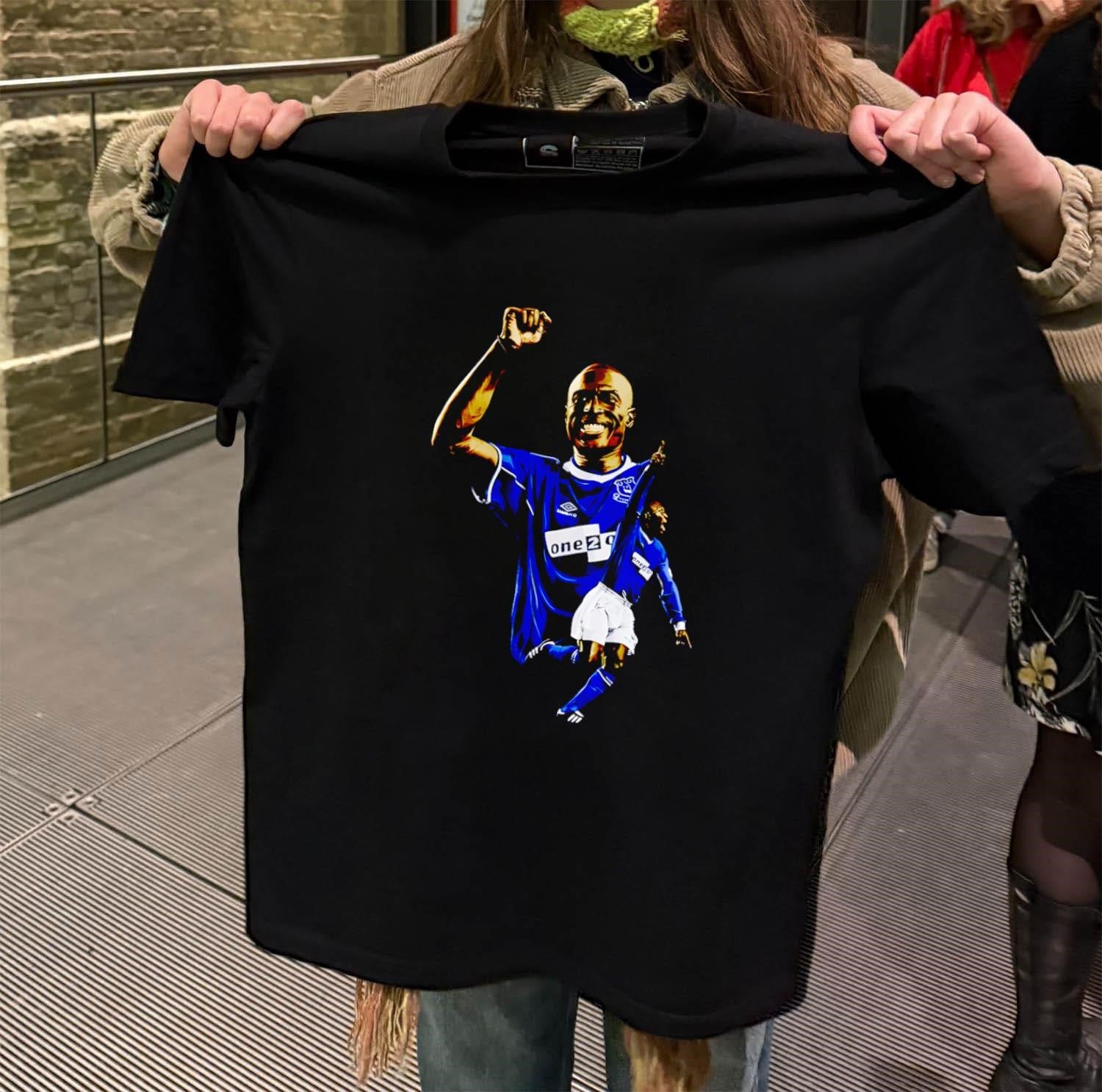Everton Football Club One 2 One Kevin Campbell shirt