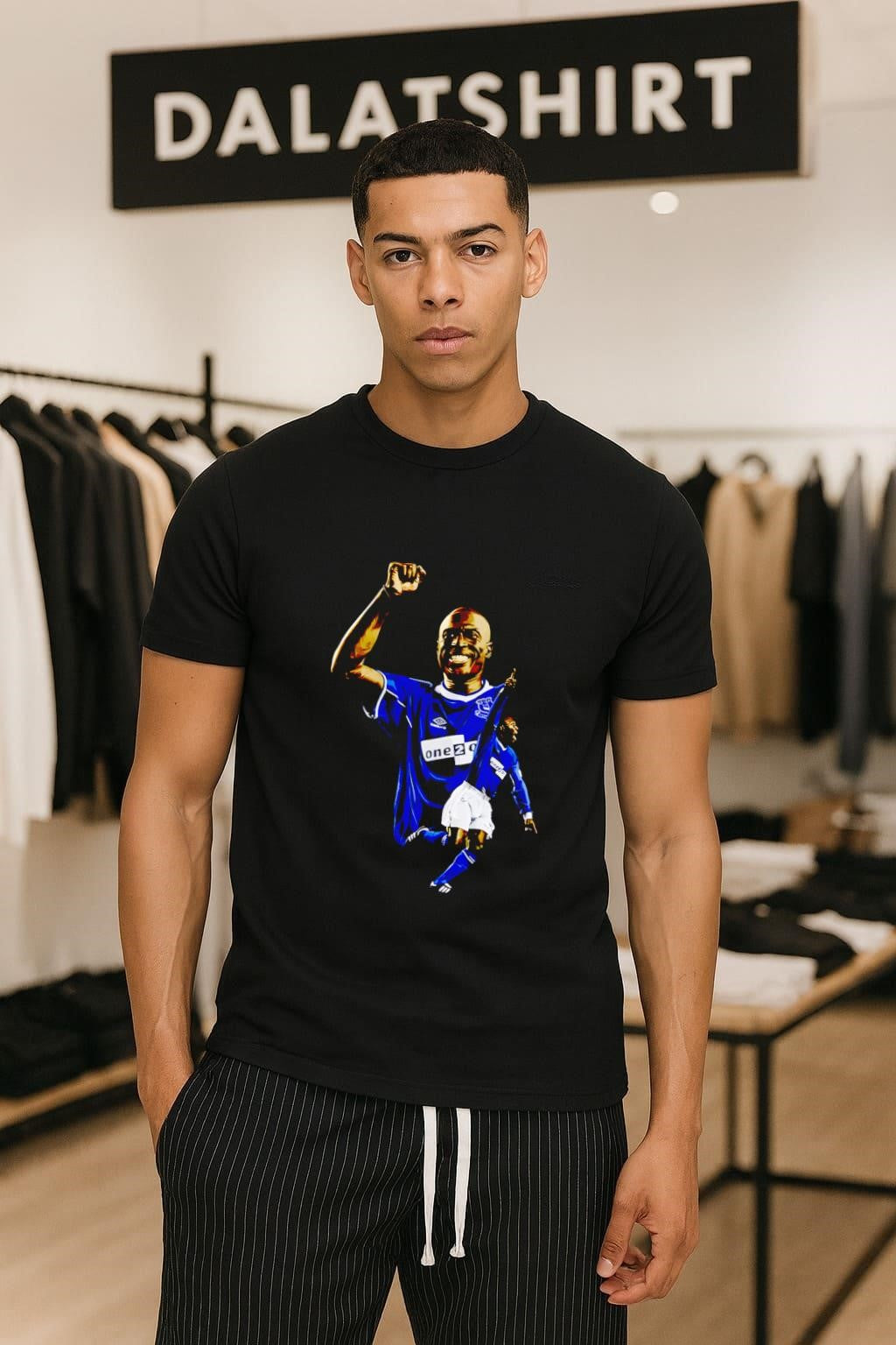 Everton Football Club One 2 One Kevin Campbell shirt