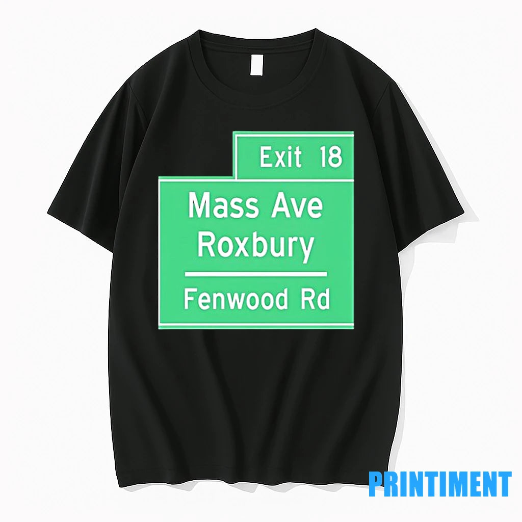 Exit 18 Mass Ave Roxbury Fenwood Rd Tshirts Sweater