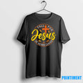 Fall For Jesus He Never Leaves Autumn Christan Tshirts Sweater