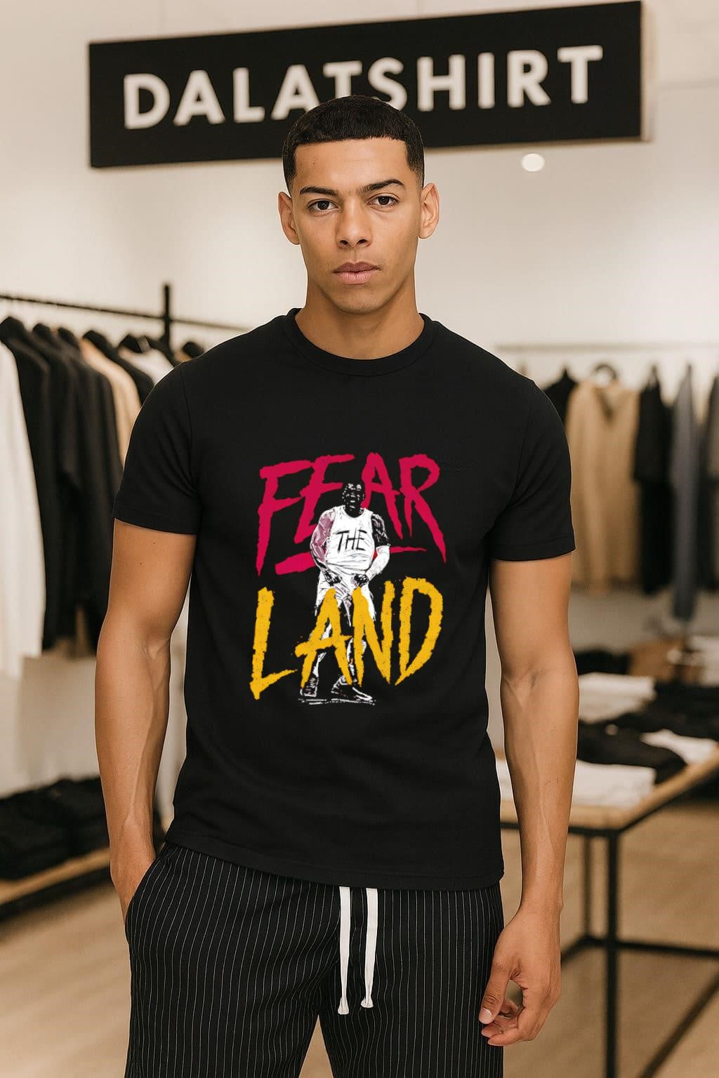 Fear The Land Basketball scream shirt