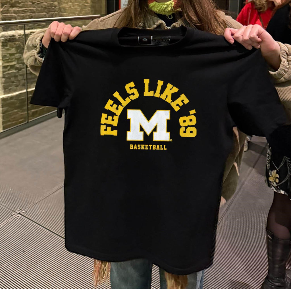 Feels Like ’89 Michigan Basketball Vintage Block M shirt