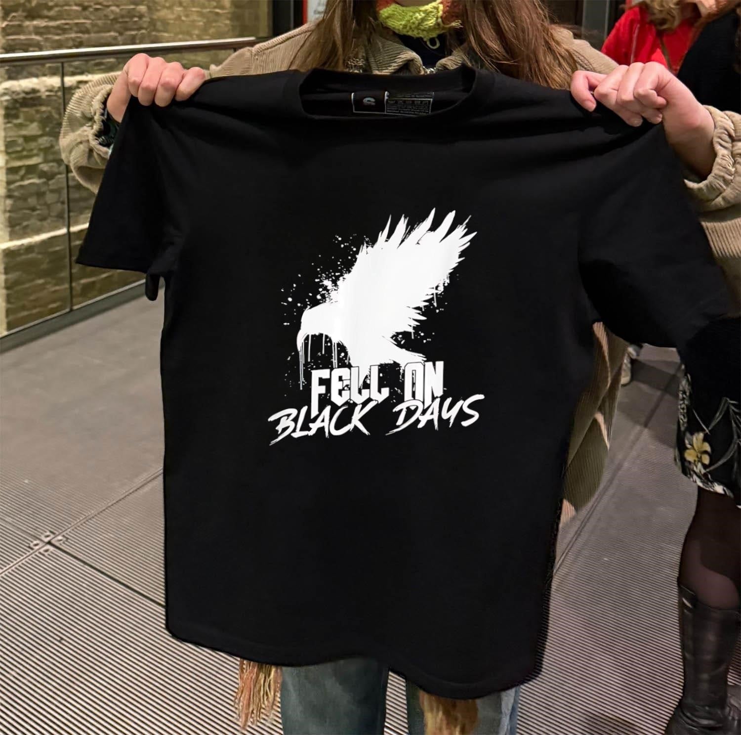 Fell On Black Days raven shirt