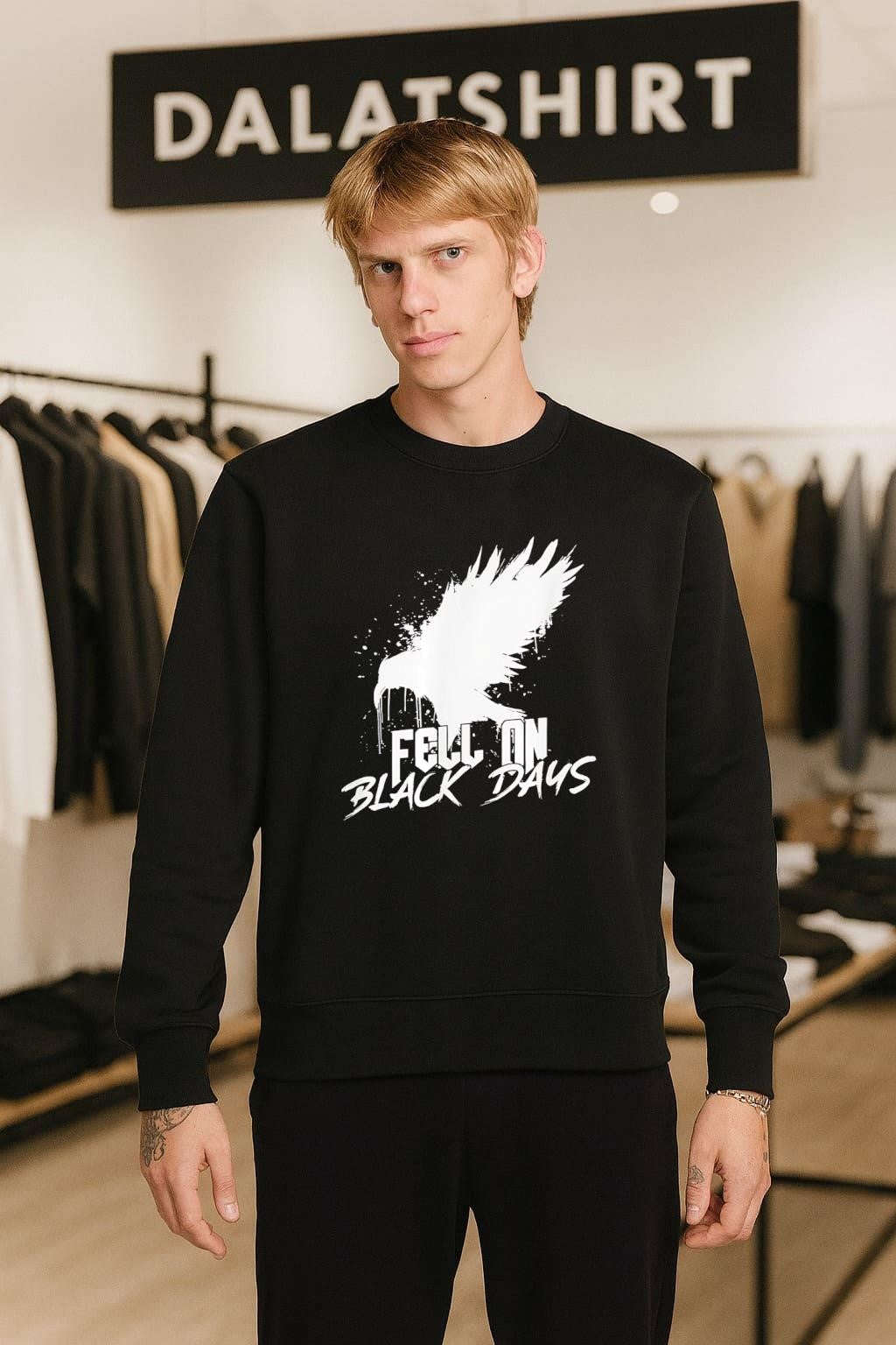 Fell On Black Days raven shirt