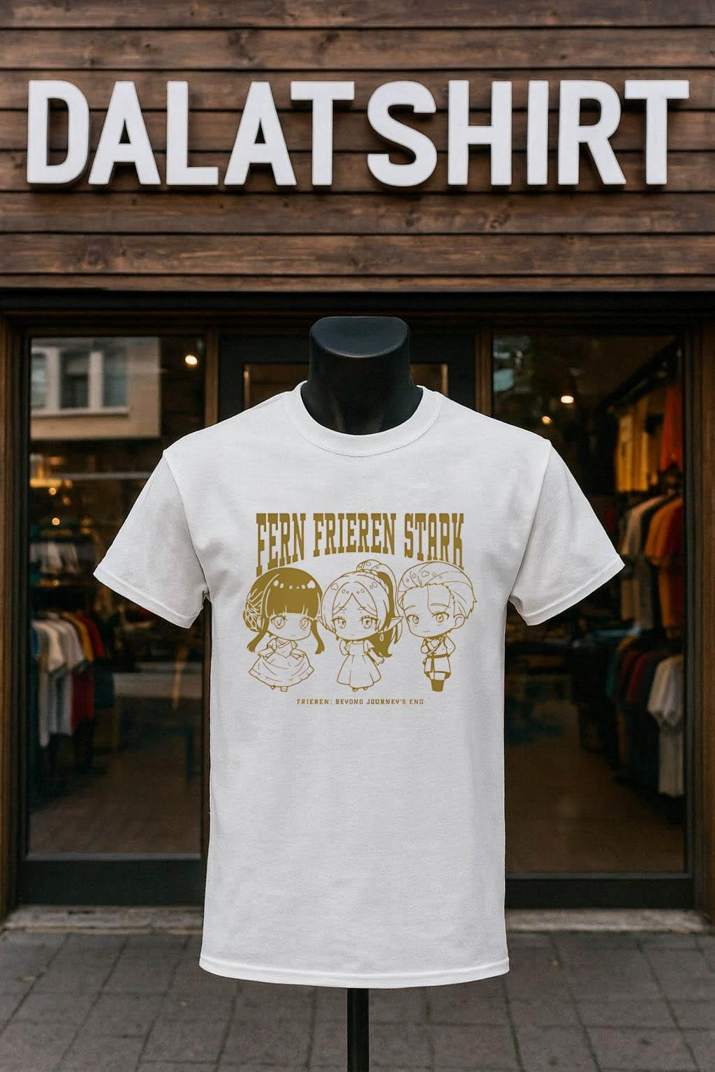 Fern Frieren Stark Beyond Journey’s End Anime Chibi shirt