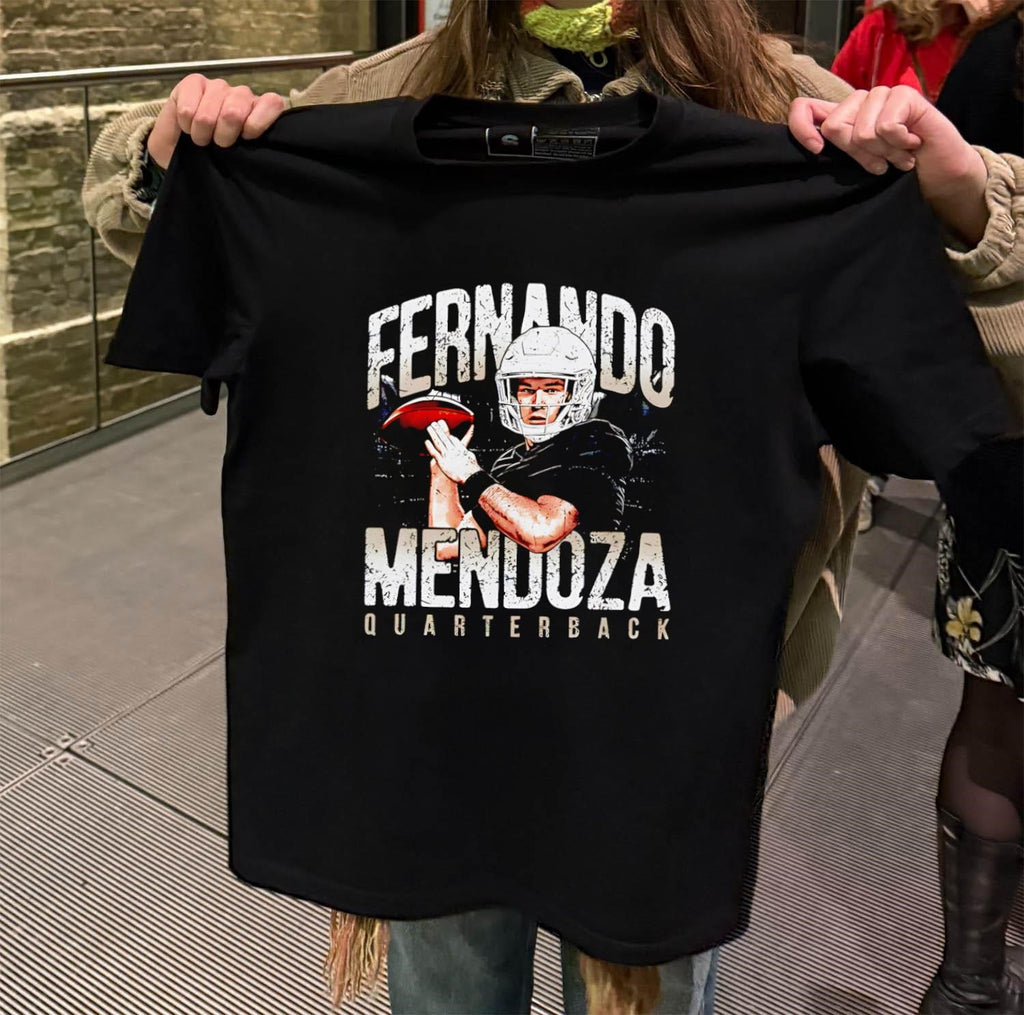 Fernando Mendoza Player Name Digitally Printed Graphics shirt