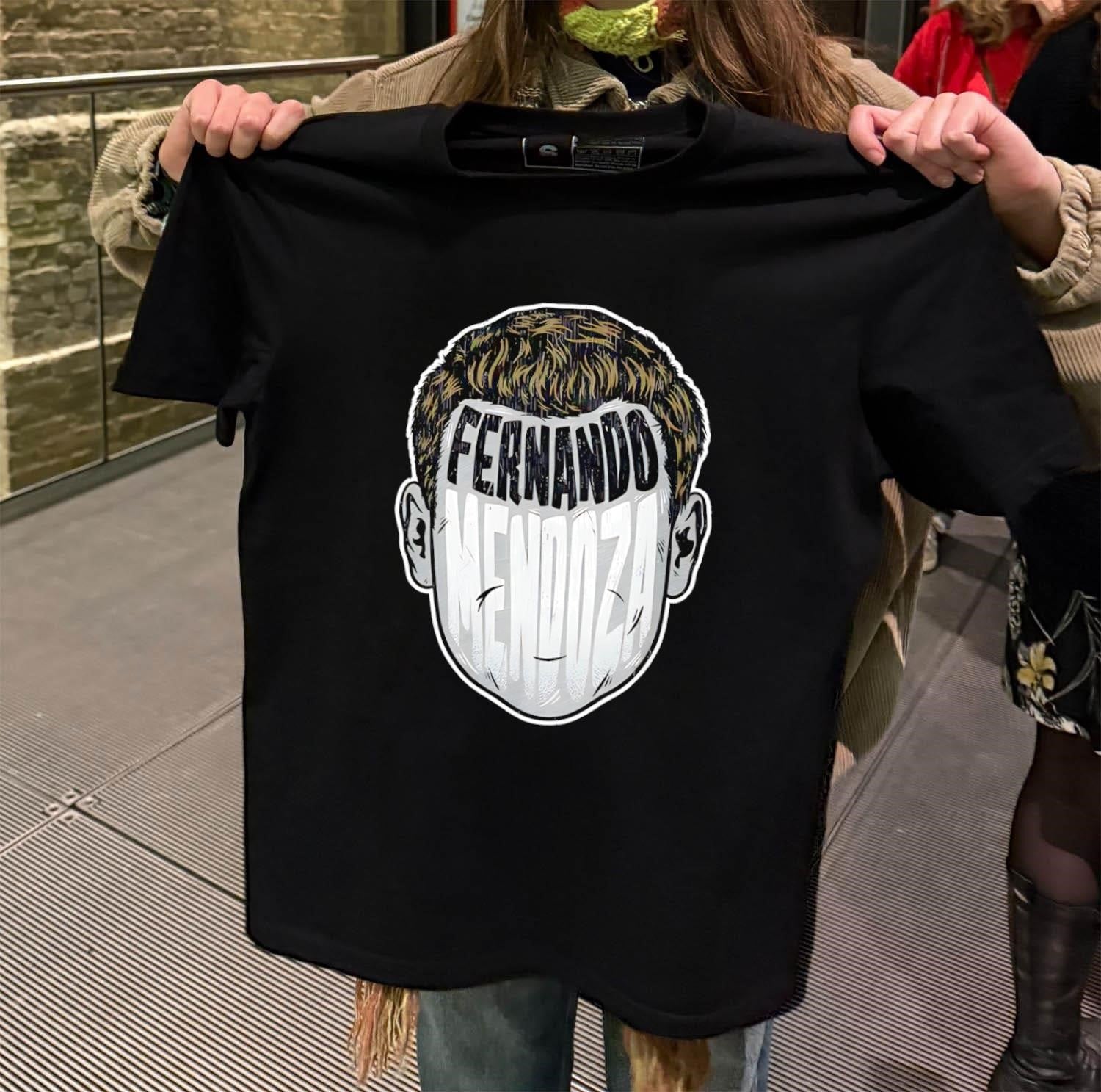Fernando Mendoza Player Silhouette Digitally Printed Graphics shirt