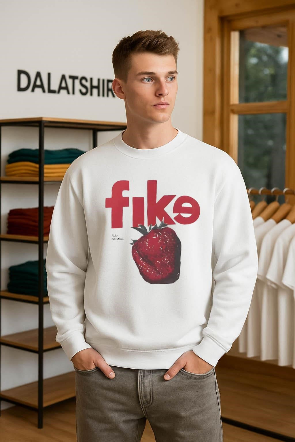 Fike All Natural Strawberry Red shirt
