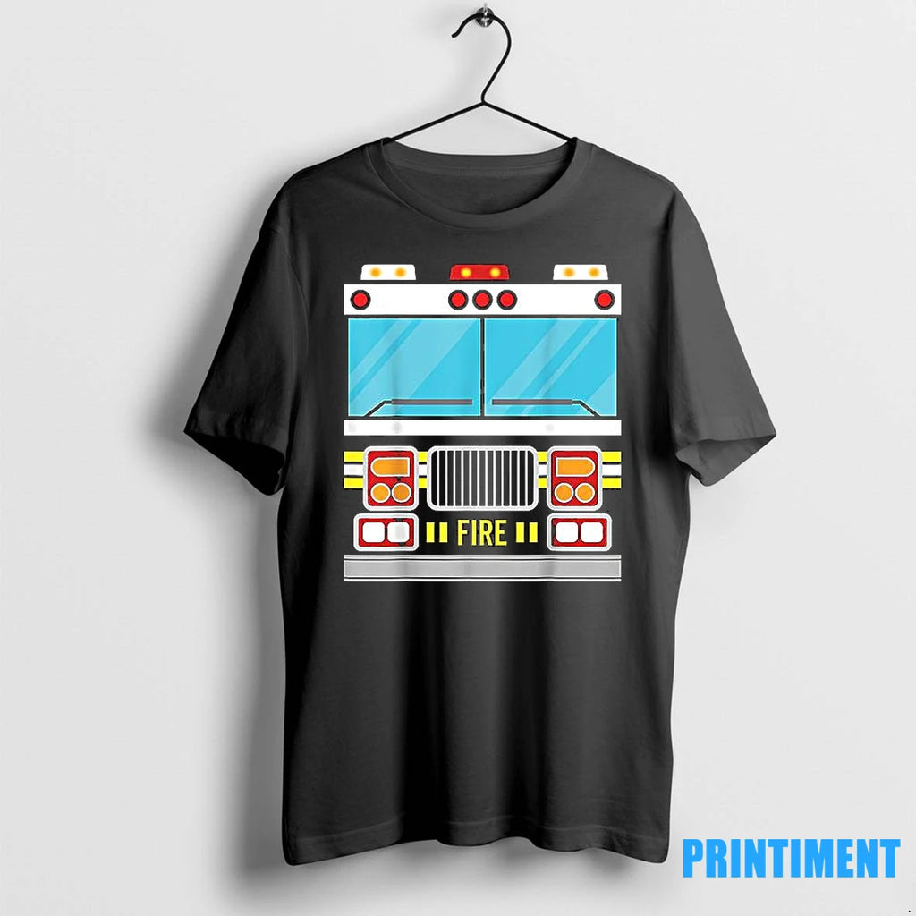 Fire Truck Costume Simple Easy Halloween Tshirts Sweater