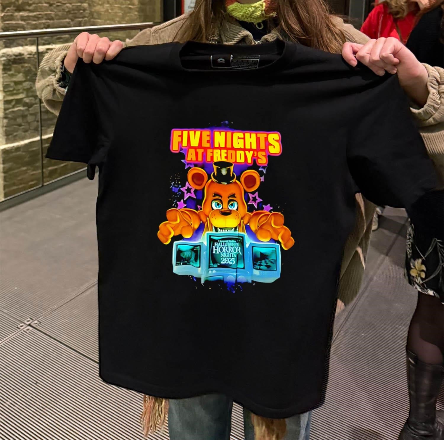 Five Nights At Freddy_s Halloween Horror Nights 2025 Video Game shirt