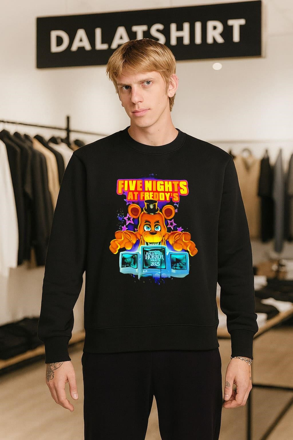 Five Nights At Freddy_s Halloween Horror Nights 2025 Video Game shirt