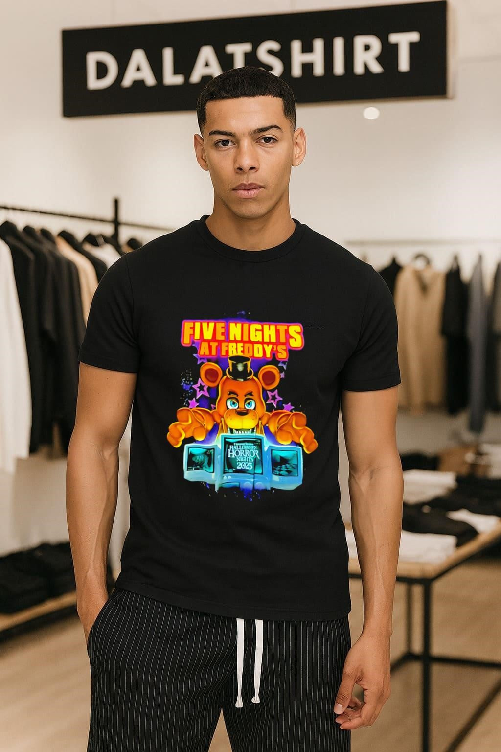 Five Nights At Freddy_s Halloween Horror Nights 2025 Video Game shirt