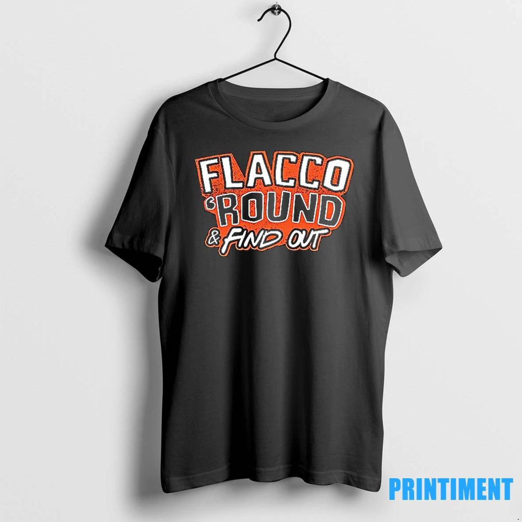 Flacco Round And Find Out Orange Style Tshirts Sweater