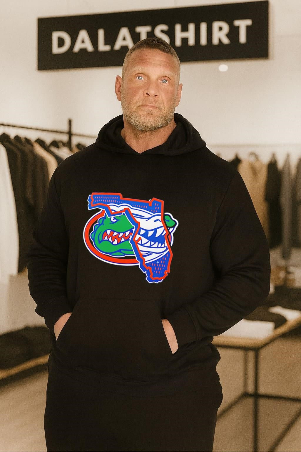 Florida Gators Gator Logo State Map Florida Outline shirt