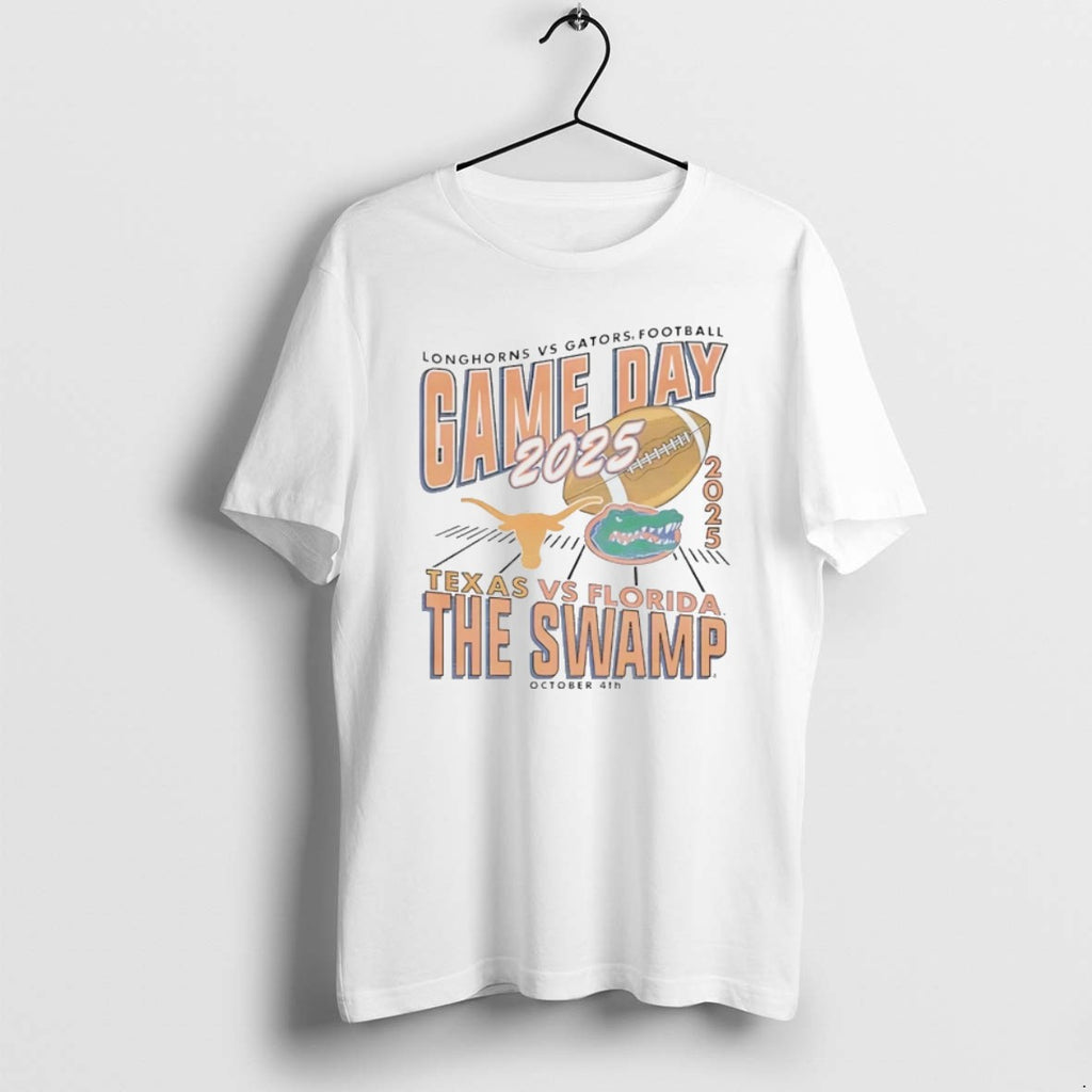 Florida Gators Vs Texas Longhorns Game Day The Swamp 2025 T Shirts