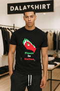 Fluent In Italian Hand Gesture Flag Colors shirt