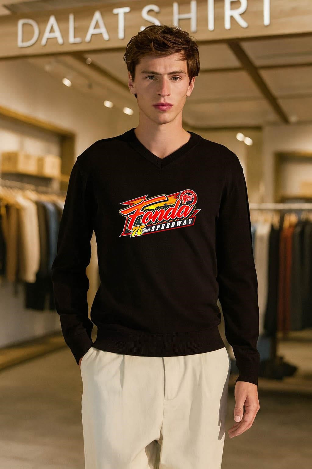 Fonda Speedway 75 Years Fonda Fair Logo shirt