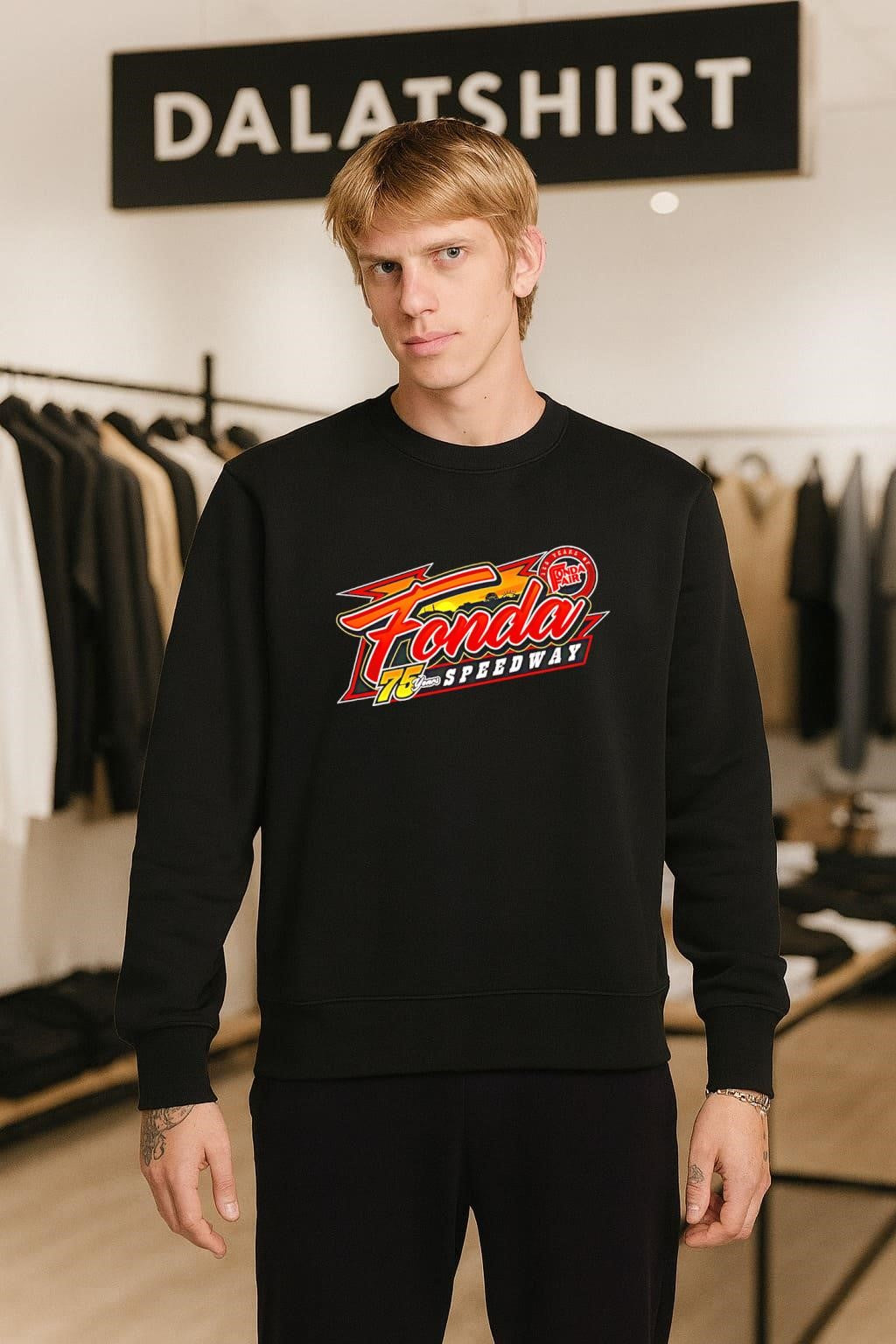 Fonda Speedway 75 Years Fonda Fair Logo shirt