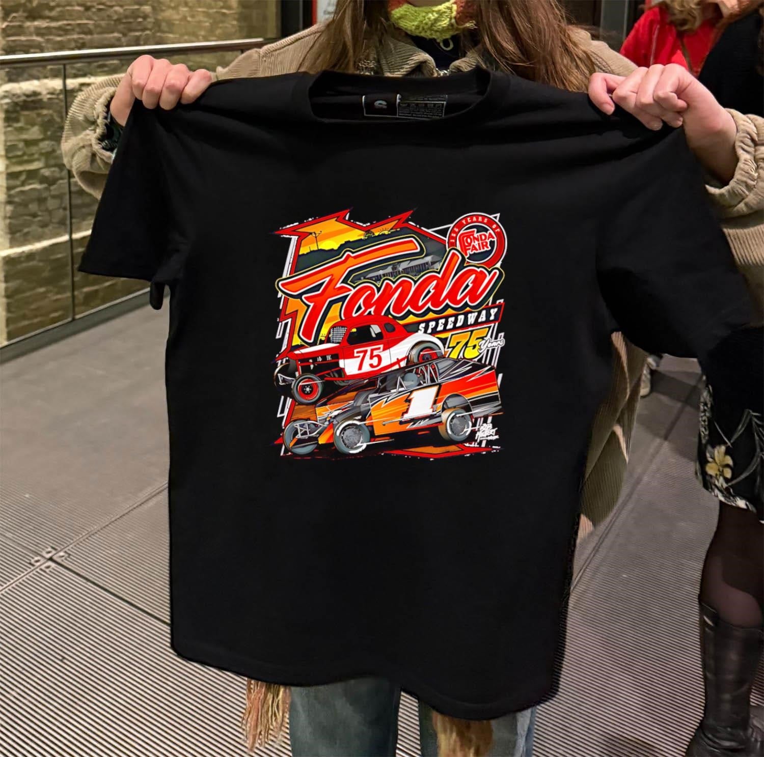 Fonda Speedway 75 Years Race Car Racing Track shirt