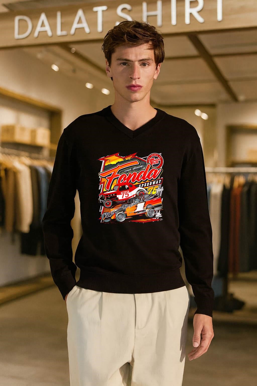Fonda Speedway 75 Years Race Car Racing Track shirt