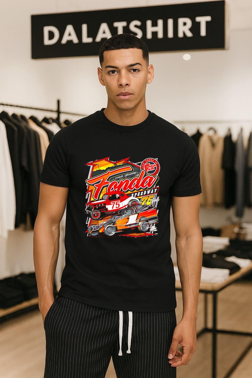 Fonda Speedway 75 Years Race Car Racing Track shirt