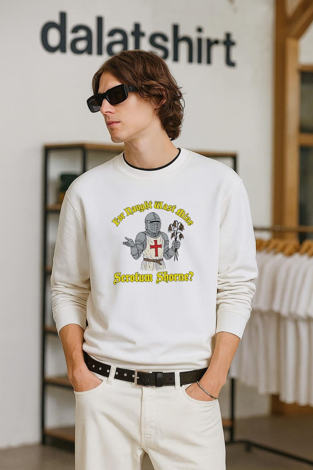 For Naught Wast Mine Scrotum Shorne Knight Holding Dead Flowers shirt