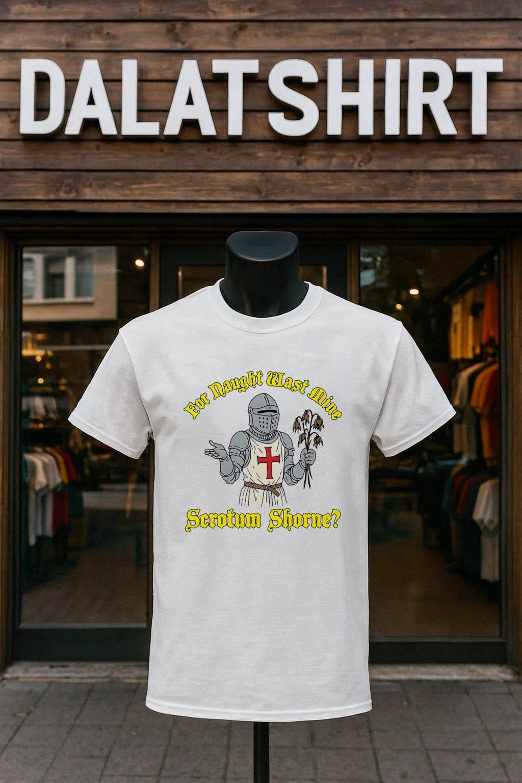 For Naught Wast Mine Scrotum Shorne Knight Holding Dead Flowers shirt