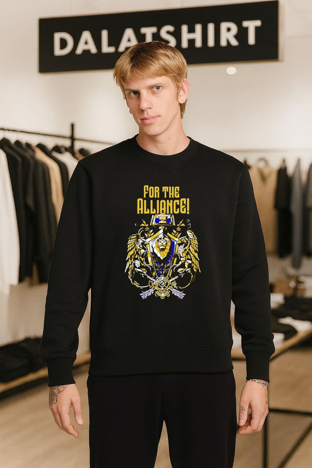 For The Alliance Lion Crest Gold Logo shirt