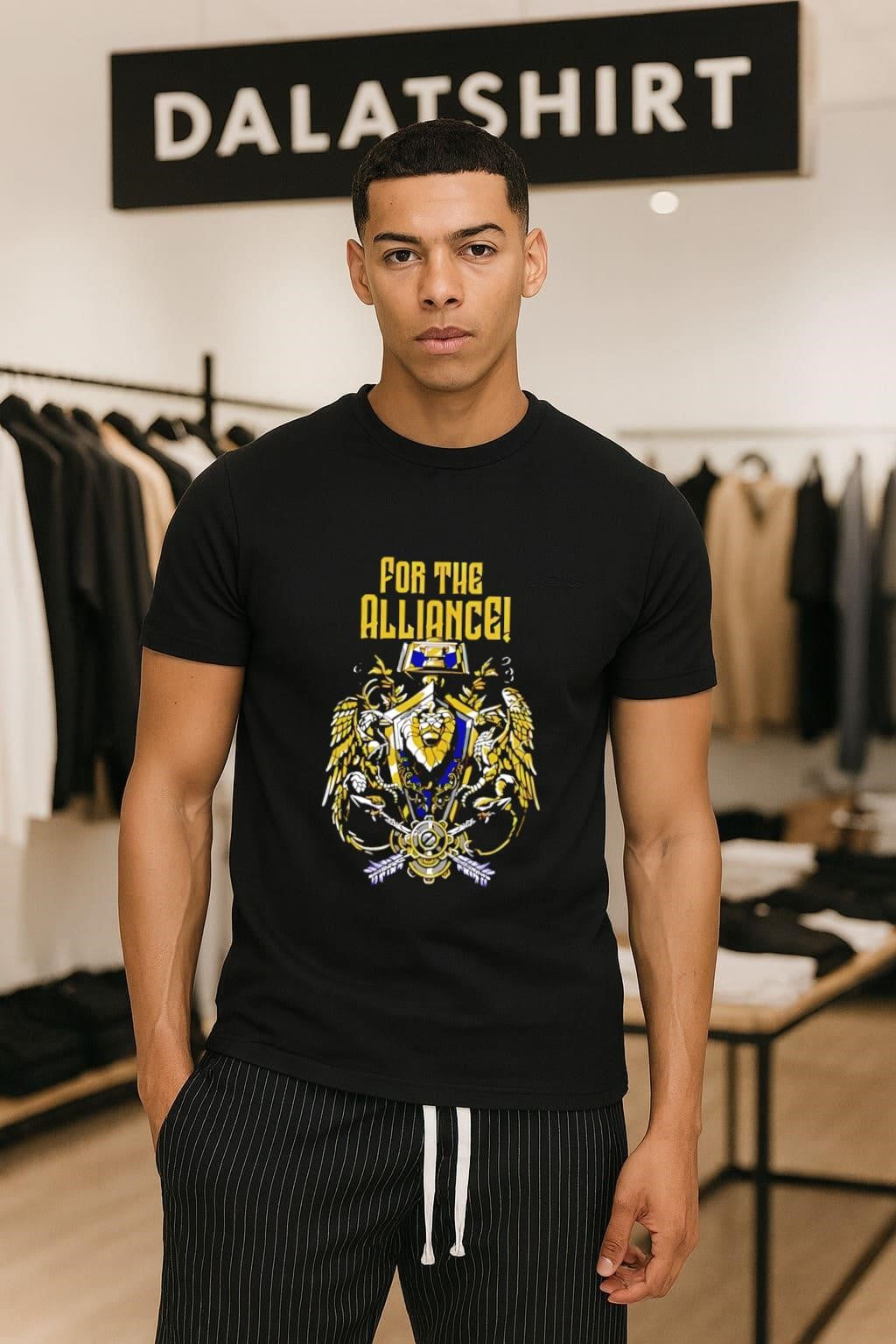 For The Alliance Lion Crest Gold Logo shirt