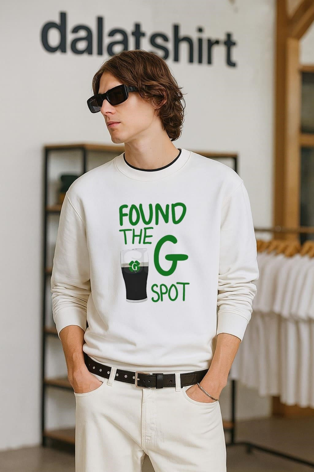 Found the G Spot Guinness Beer Glass Four Leaf Clover shirt
