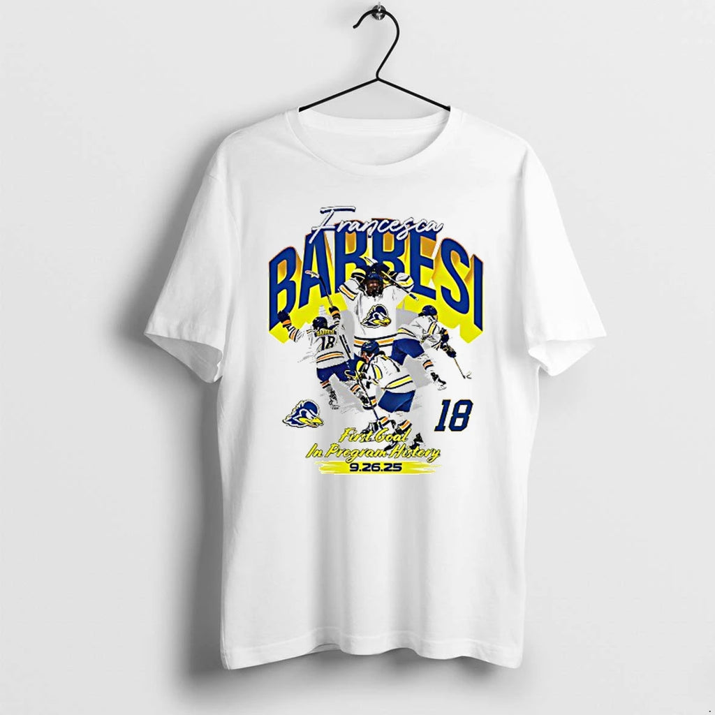 Francesca Barresi Delaware Ice Hockey First Goal In Program History 2025 Tshirts Sweater