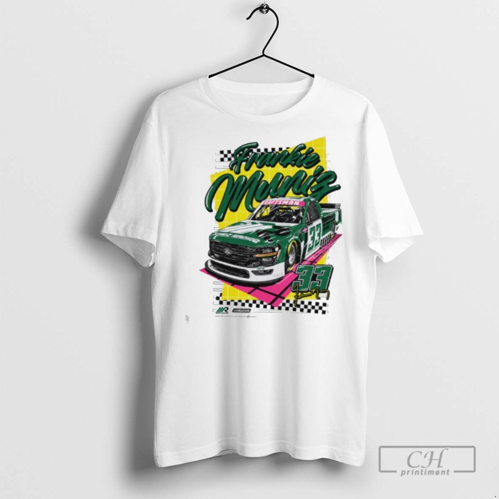 Frankie Muniz 33 2025 Nascar Truck Retro T Shirts
