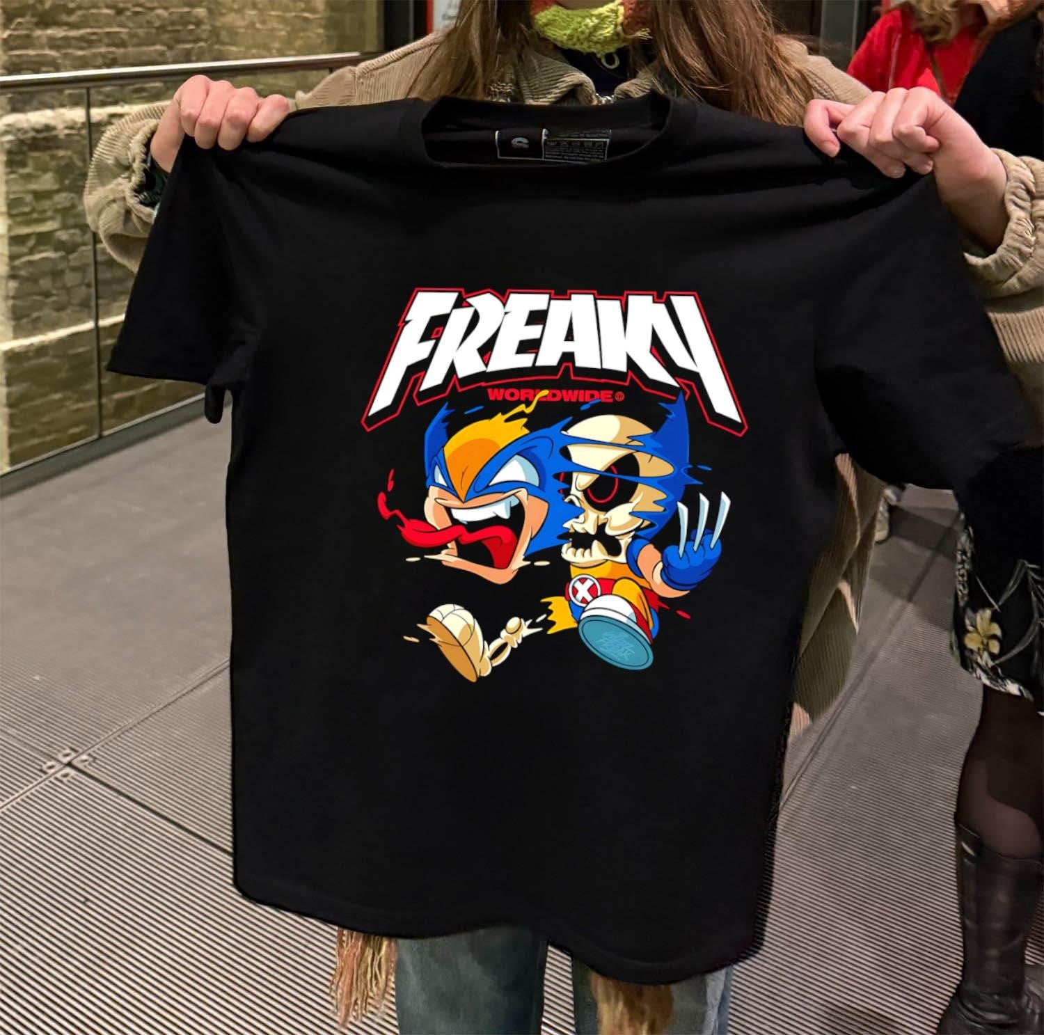 Freaky Worldwide Wolverine Skull shirt