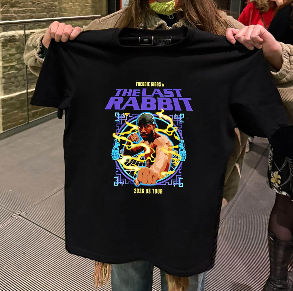Freddie Gibbs The Last Rabbit 2026 US Tour Lightning shirt
