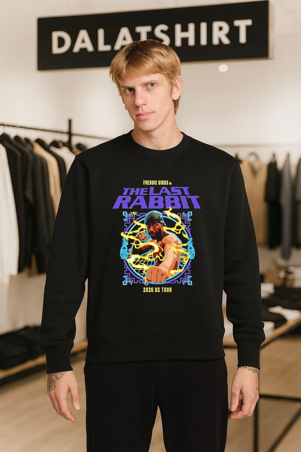 Freddie Gibbs The Last Rabbit 2026 US Tour Lightning shirt