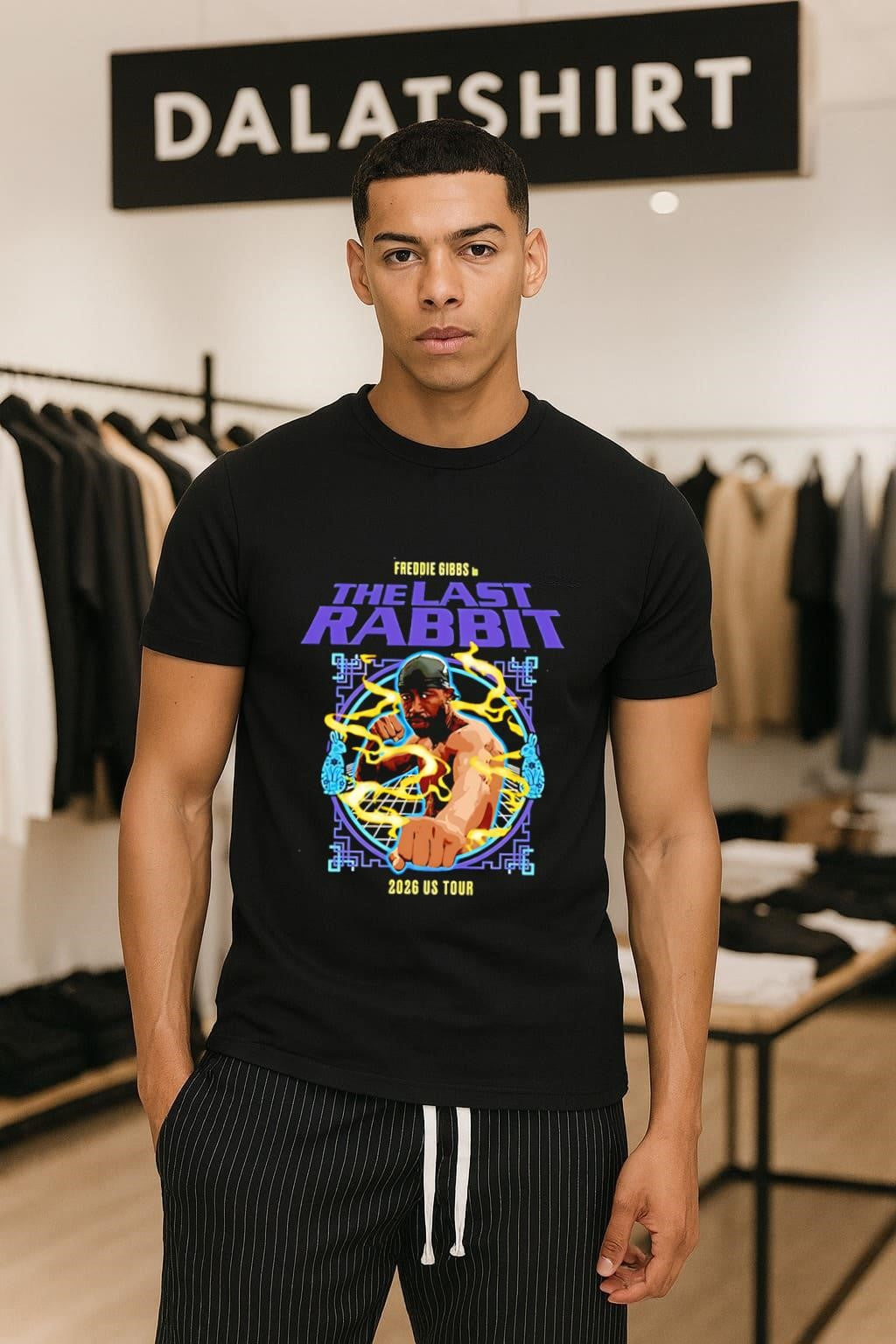 Freddie Gibbs The Last Rabbit 2026 US Tour Lightning shirt